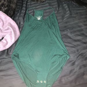 Green bodysuit